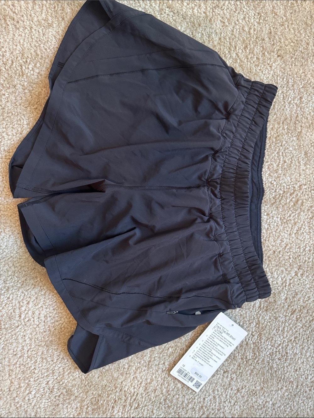 lululemon athletica Track That MR Short 5”- Black